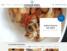 Tablet Screenshot of couleurkemia.fr